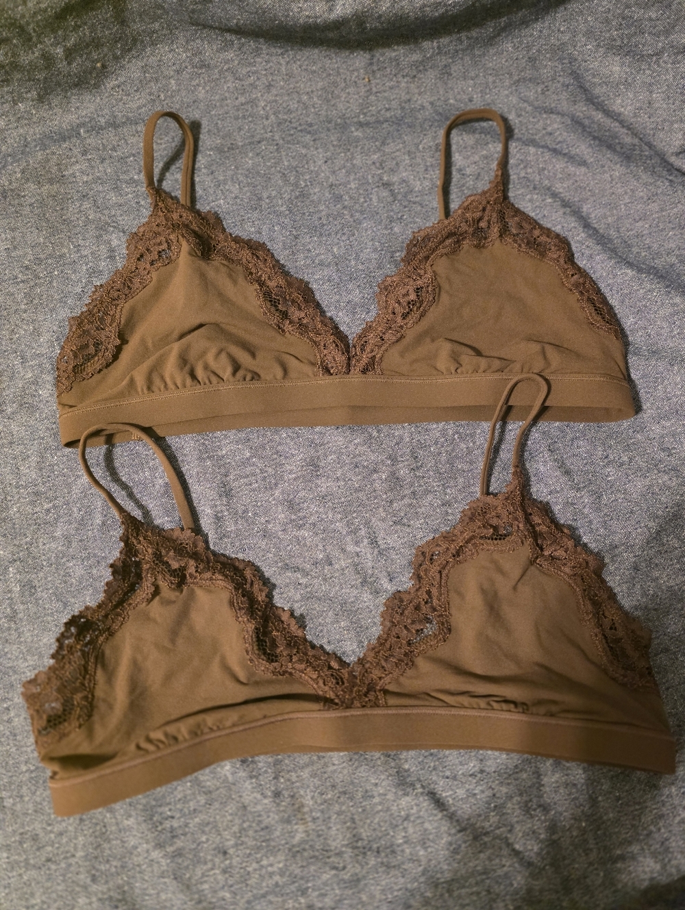 SKIMS BRALETTE SIZE XL SET OF 2